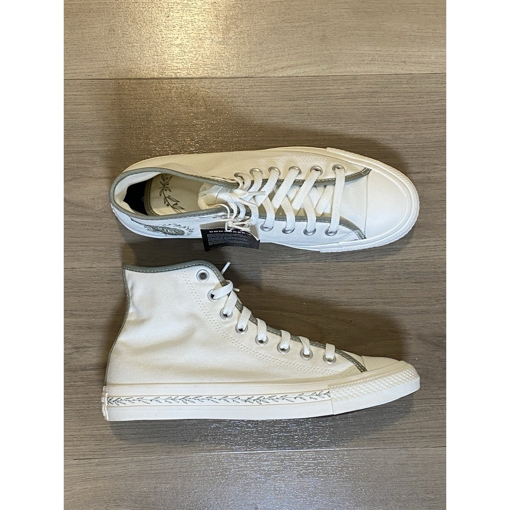 Converse Chuck Taylor All Star White Canvas High Shoes Sneakers Unisex W 9/M 7.5